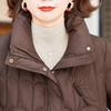 Stylish 2025 Women's Cotton Down Jacket - Age-Reducing Winter Outerwear for Middle-Aged/Elderly Moms