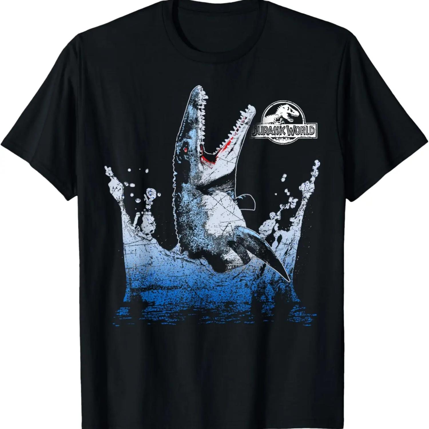 Jurassic World Aquatic Dinosaur Splash T-Shirt S