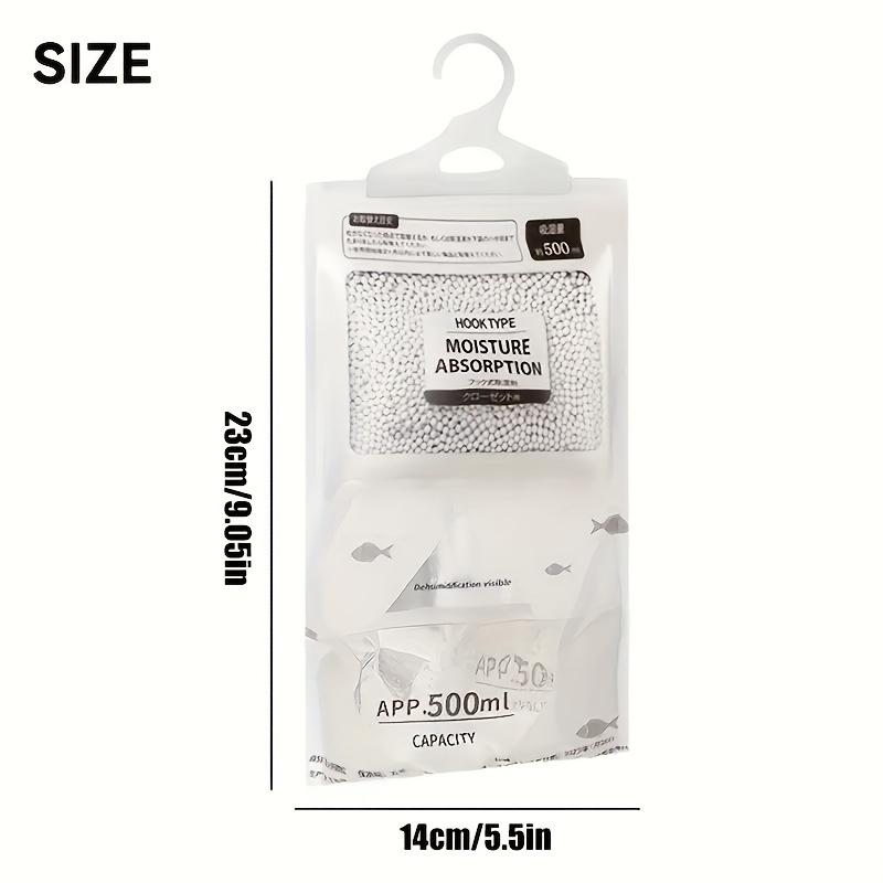 10-Pack Calcium Chloride Dehumidifier Bags, 16.91oz Each, No Power Needed, Moisture Absorber for Closet, Basement, Storage, RV