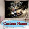 Custom Name Or Text Speed Tapestry Spring Tapestry Background Cloth HD Hanging Cloth Tapestry Home Decor