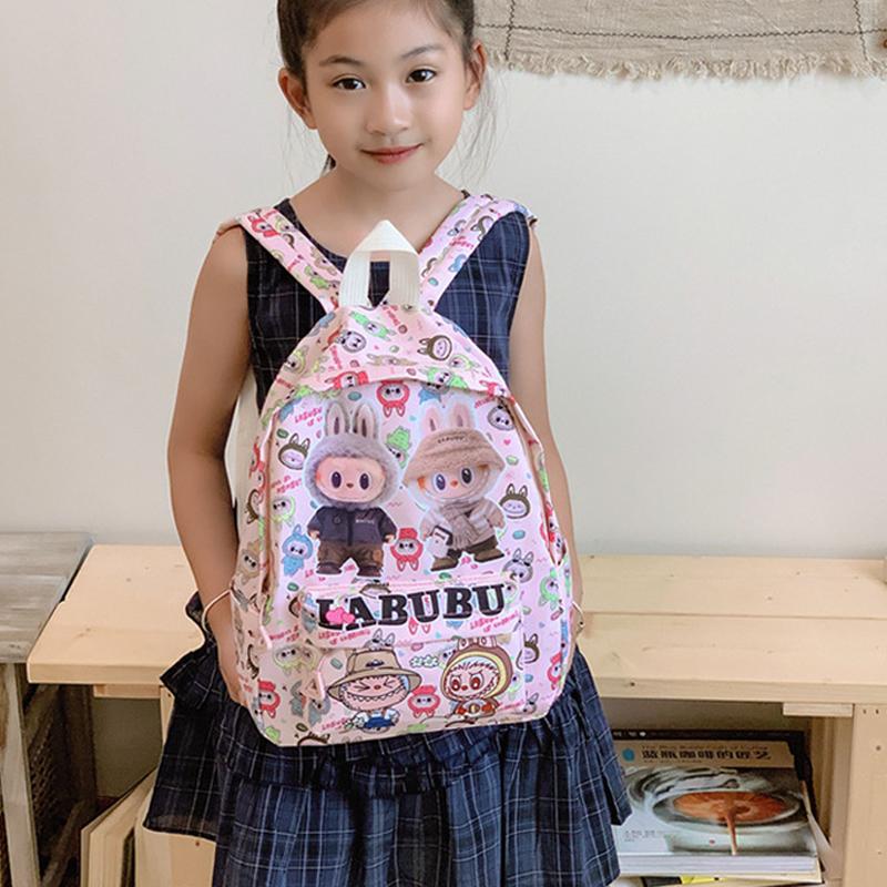School Bag Backpack Children's Bag LABUBU Elementary School Backpack Girl Boy School Backpack 6 Colors