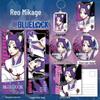 Blue Lock Mikage Reo Keychain & Postcard Set: Cute Anime Stationery Gift