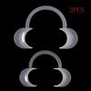 2pcs C Type Mouth Opener Dental Orthodontic Plastic Cheek Lip Retractor 3
