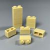 Small Particle Building Blocks: 1x2 High-Hole Brick 3004 - Basic Wall Brick Toy Accessories