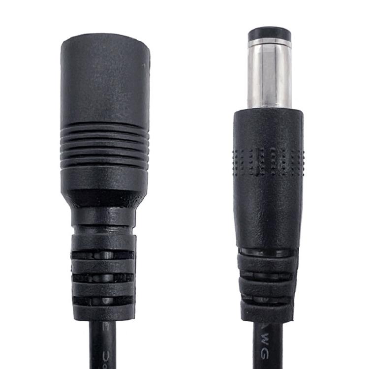 Flexible DC5521 Female To Male Extension Cord With Push Button Switches For Routers CCTV And Small Appliances