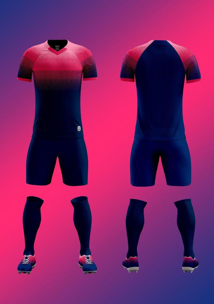 Unisex Soccer Uniform Set Adult Kids Short Sleeve Training Uniform Jersey Diy