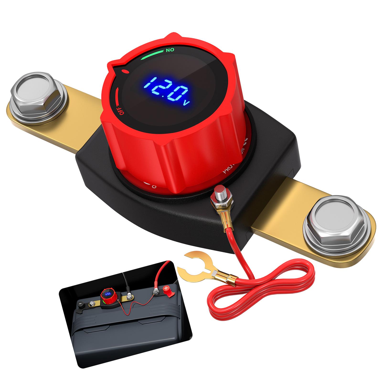 

Easy to Install Digital Battery Disconnect Switches for Over Discharge Protection in Car Recreational Vehicle & Boat Use 1