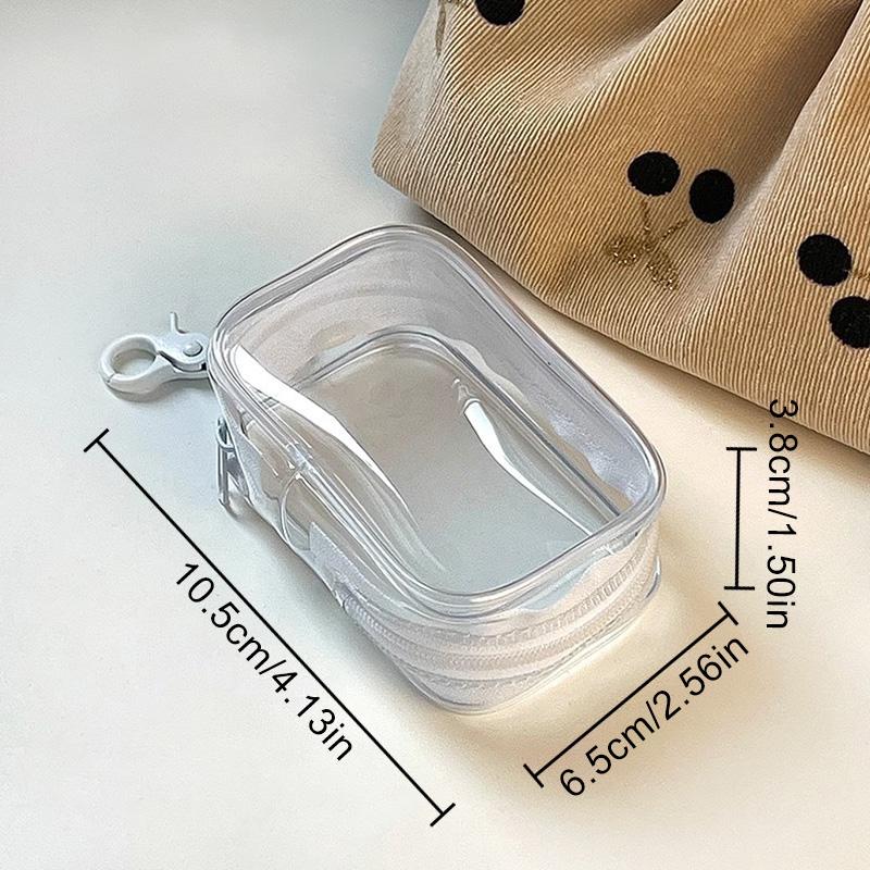 

Органайзер для ювелирных изделий, прозрачная дорожная портативная милая кукла, пылезащитная сумка, аксессуары для губной помады