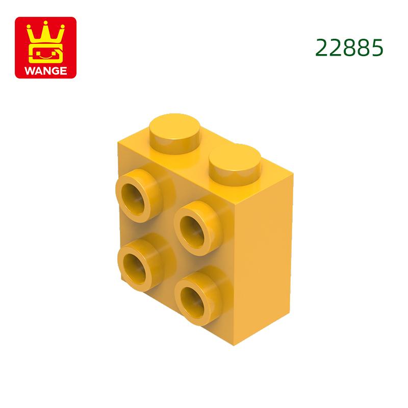 Non-Toxic 77Pcs/Lot 1X2X1 2/3 With Studs On 1 Side Block Moc Color Accessories Compatible With 22885 Brick Diy Children Toy Assembly