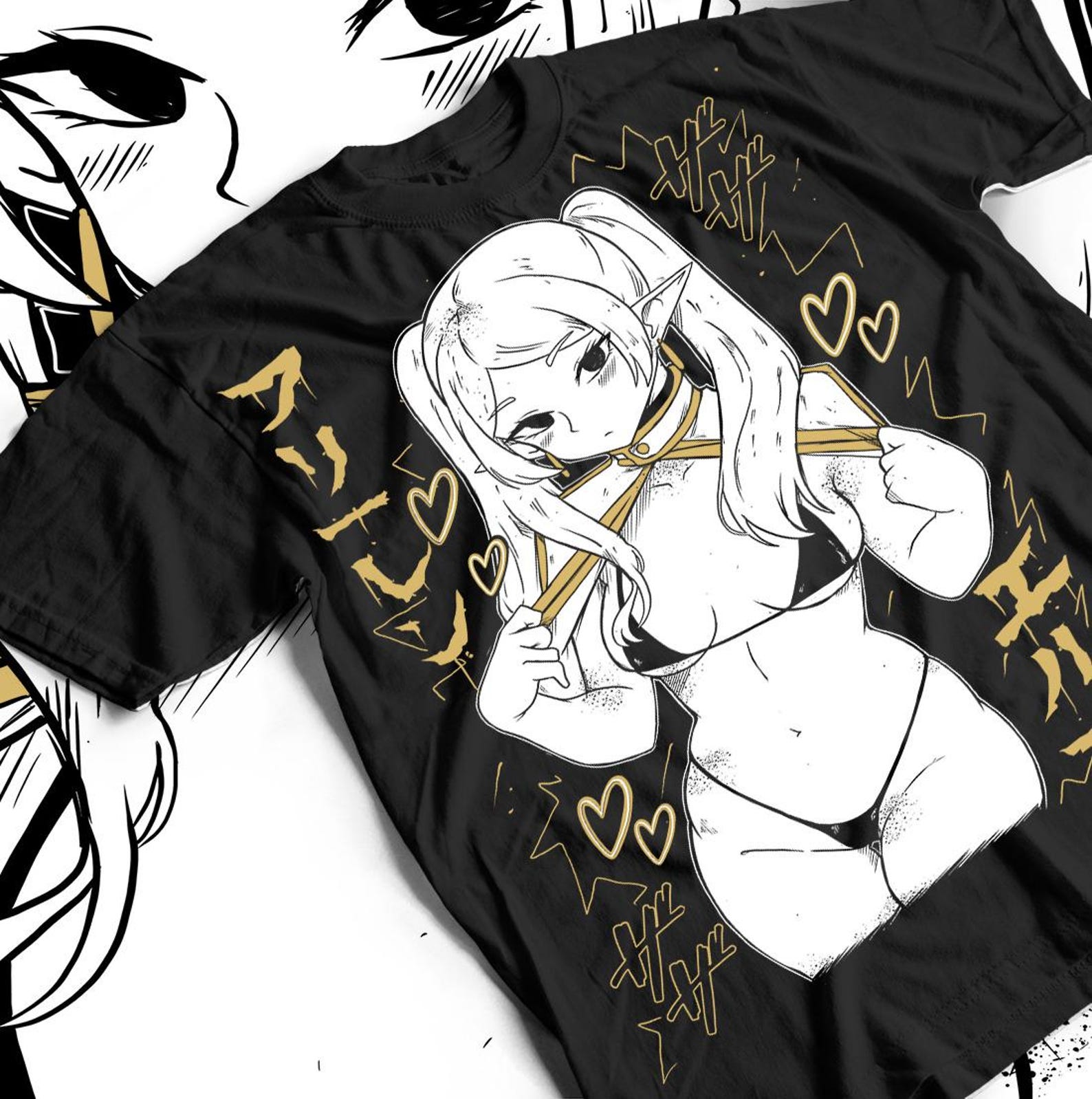 Frieren T shirt Beyond JourneysAnime Manga Tee | Anime Graphic Shirt, Japanese Manga Illustration 2XL
