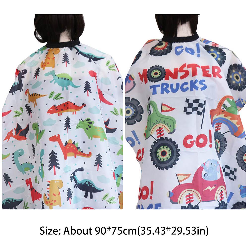 Professioneller Kinderfriseurumhang Niedlicher Wasserdichter Schneideumhang Kinder Cartoon Haarschnittumhang