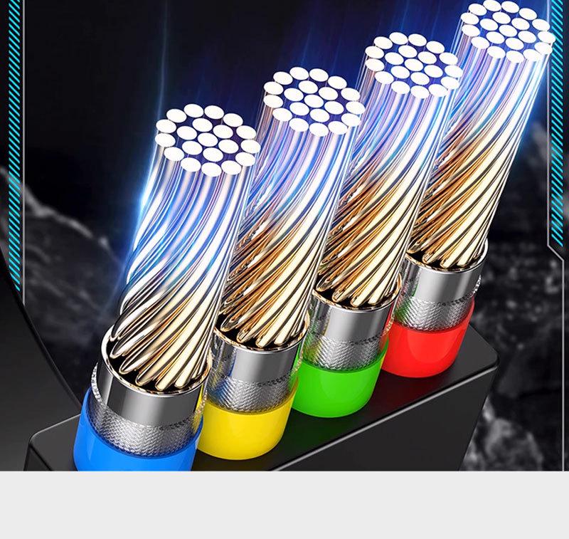 Single-Pull Retractable 100W/60W Fast Charge Type-C Car Charger Cable