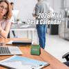 Tischkalender 12 Monate Desktop-Kalender Tagesplaner Ästhetisches Papier Bürobedarf Jahresplaner für Büros Zuhause Kinder