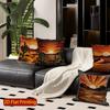 2D Sunset Desert Landscape Throw Pillow Covers Pattern Cushion Cover Suitable For Sofa Bedroom Car Pillow Cover