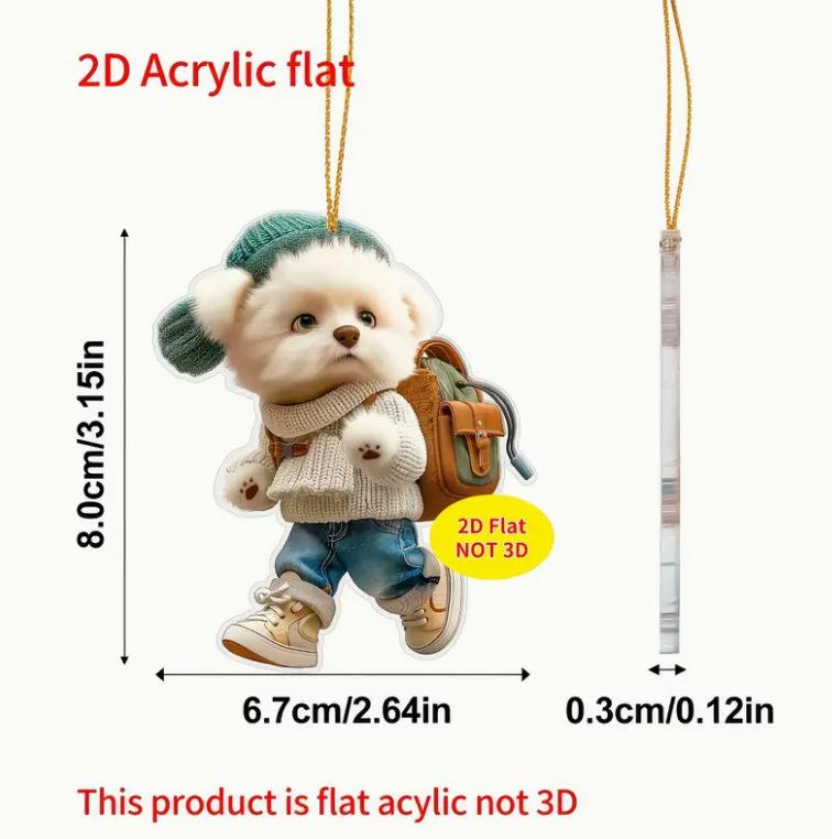 

2024 Креативний рюкзак-ведмедик і брелок-підвіска у вигляді машинки