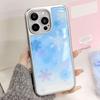Zhitai Electroplated Silver Edge Drip Glue Case for iPhone 14 Pro/15/13 Pro Max & Huawei P70