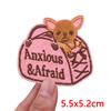 Pink Letter Patch DIY Summer Vibes Embroidered Patches Iron On Patches For Clothing Thermoadhesive Patches Cartoon Sew Bagdes