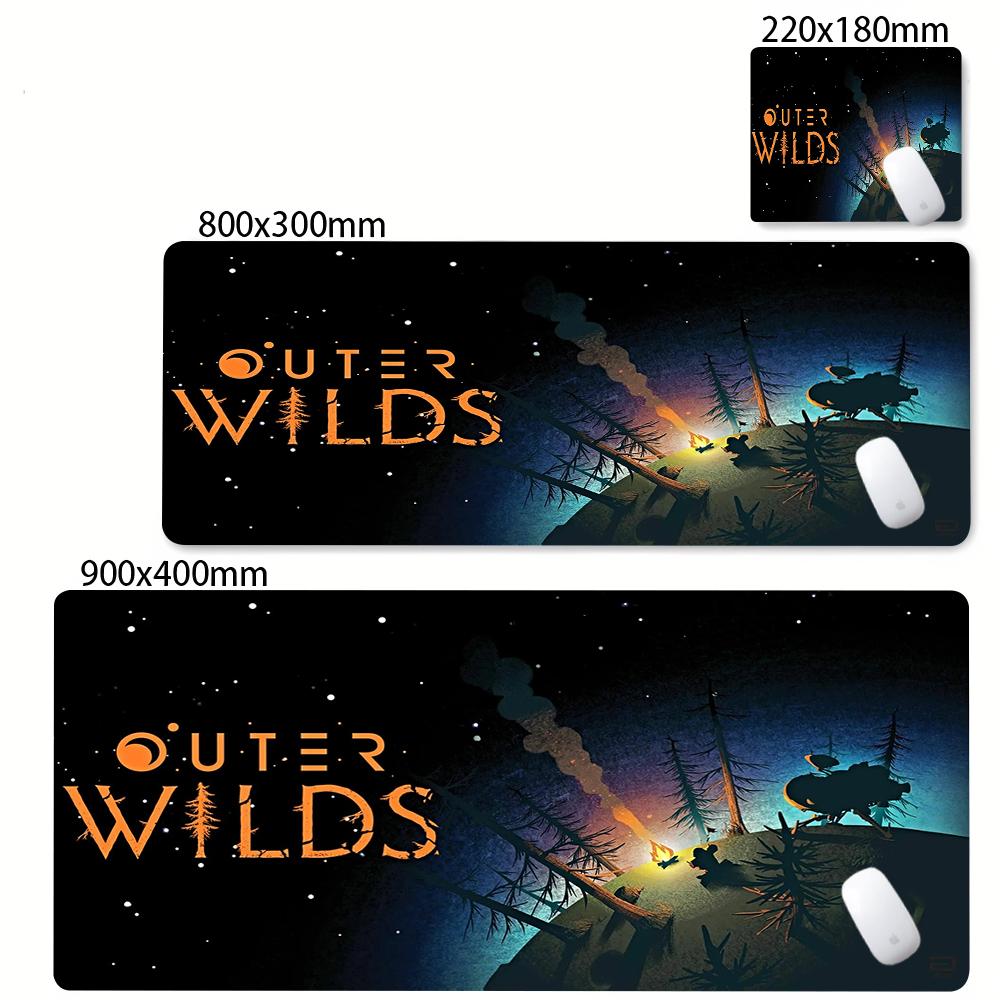Anime Keyboard Pad Outer Wilds Mouse Pad PC Laptop Anti-slip Rubber Desk Mat Computer Gaming Accessories Mousepad XXL Carpet