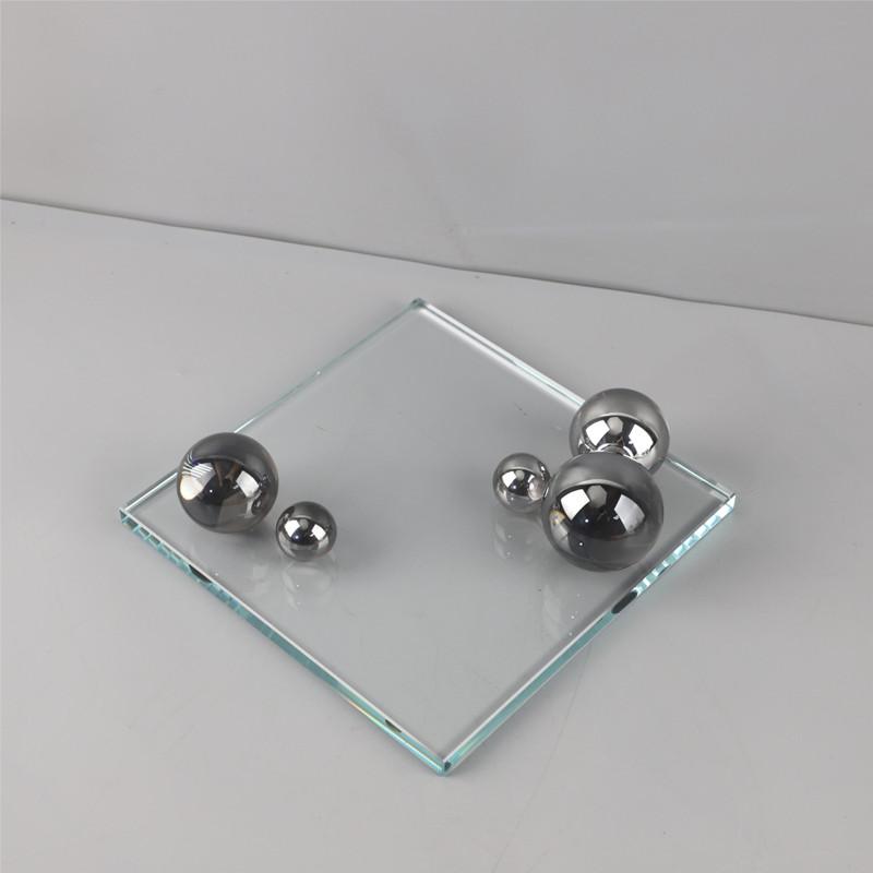 

Легкая роскошь Геометрия Хрустальный шар Поднос Настольное украшение Креативный ключ Хранение ювелирных изделий Украшение Современное украшение для дома Искусство