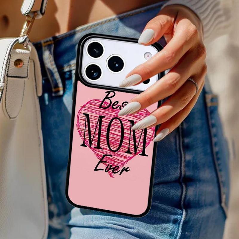 Best Mum Ever Gift Love Phone Case For iPhone 17 Air 14 15 13 12 Max Cover For Apple 14 15 16 16e 11 Pro Max Plus Coque