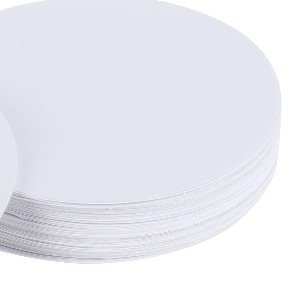 100pcs 44MM DIY Badge Papers White Button Badge Blank Paper Badge Making Paper  DIY Crafts
