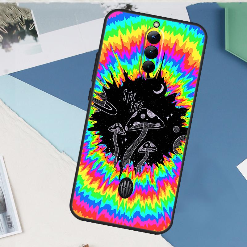 

Weird Trippy Mushroom Case For ZTE Nubia Red Magic 9 10 11 8 8S 9S 10S Pro Plus 6 7 6S 7S Pro 5G 6R 10 Air Cover Red Magic 8S Pro