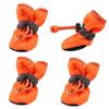 New 4pcs Waterproof Pet Dog Shoes Anti-slip Rain Snow Boot Thick Warm For Small Cats Dogs Puppy Socks Booties