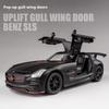 1:32 Mercedes Benz SLS AMG Supersportwagen Legierung Druckguss Modellauto Sound und Licht Kinderspielzeug Ornamente Junge Geschenk Sammlung Hobby