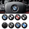 For BMW M E46 E90 E60 Car Sticker 1Pcs 45mm Car Steering Wheel Badge Emblem Sticker Auto-Styling For BMW E36 E46 E53 E90 E60 E61  X1 X3 X5 X6 F XGNST1