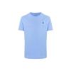 Polo Ss22 Logo Bestickt Lässiges Rundhals Kurzarm T-Shirt Herren T-Shirts Blau 710671438-230