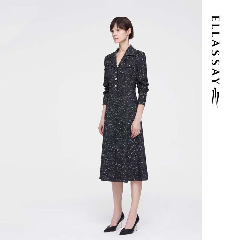 ELLASSAY Women's Waist-Cinching Mid-Length Suit Dress EWF351Y00500