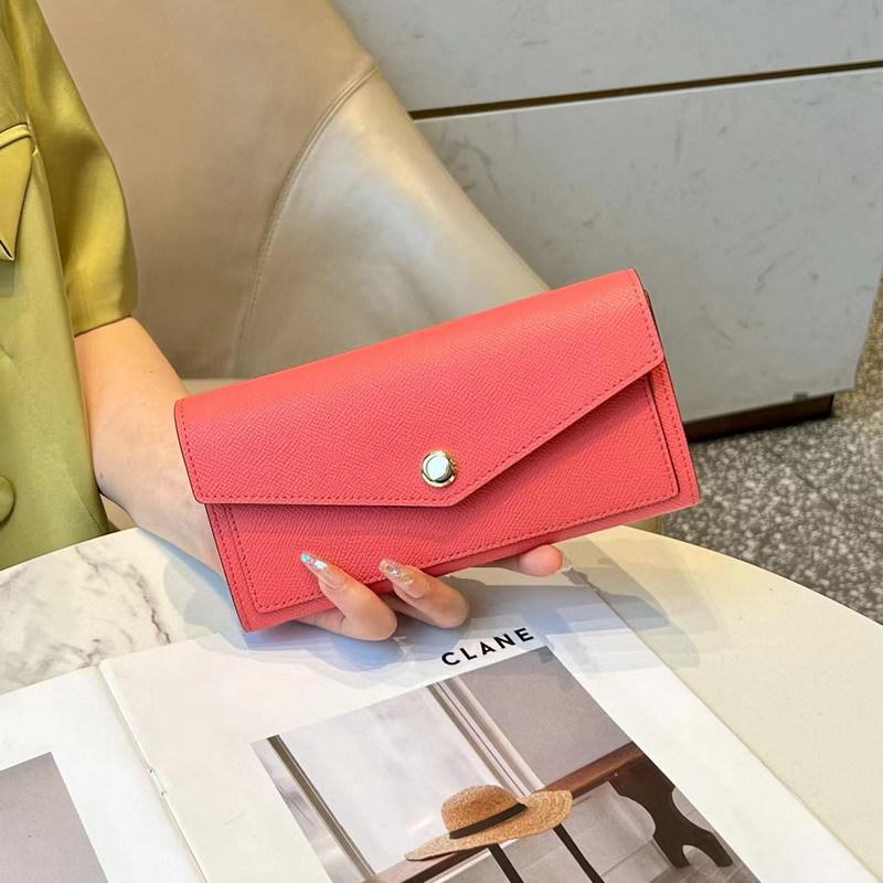 

Palm-pattern Cowhide Color Matching Long Three-fold Wallet Genuine Leather Card Bag 19x10x3cm арбуз красный