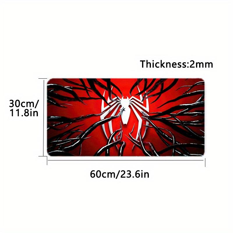 Tappetino per mouse da gioco grande con motivo a ragno 900x400mm Base in gomma antiscivolo Robusto e confortevole Accessori per scrivania da computer portatile Tappetino per tavolo
