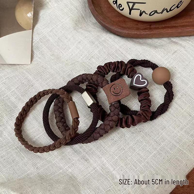 2024 Mädchen-Haargummis: Sanftes Haargummi-Kopfschmuck für Zöpfe und Dutt kleiner Mädchen.