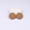 New 20 Color Fashion Acrylic Personality Candy Color Earrings for Women Big Round Colorful Stud Earrings Party Piercing Jewelry