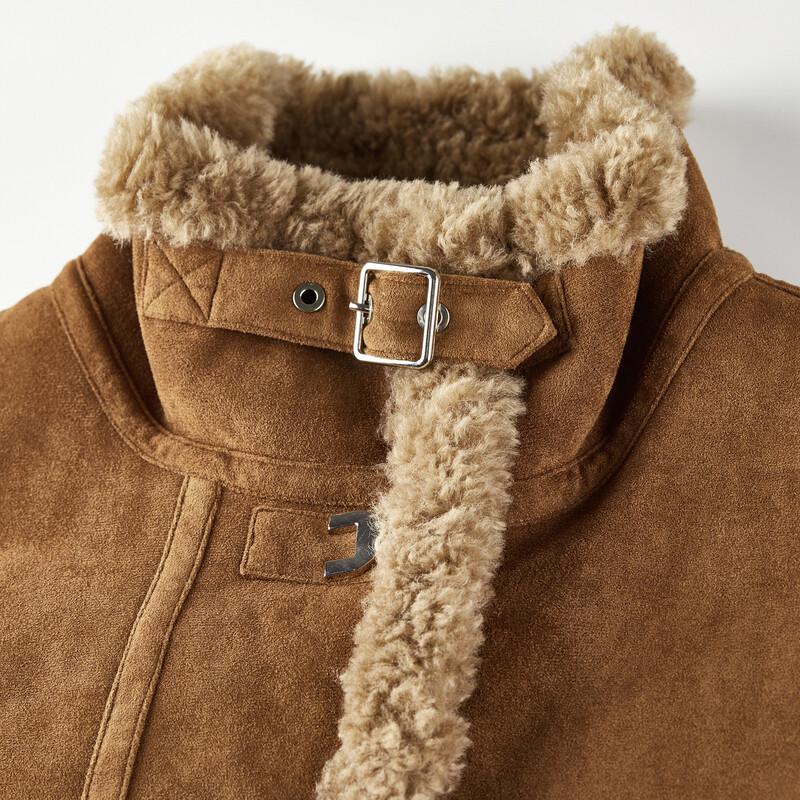 Cappotto Invernale di Peluche Vintage da Donna