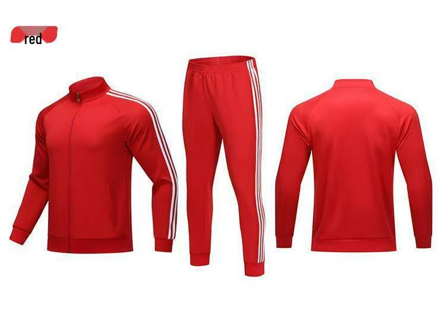 Unisex Long-Sleeve Stand Collar Sports Jacket & Training Suit Set - Autumn/Winter Collection