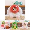 Strawberry Cat Plush Toy With Short Pile Soft Plush For Kids And Collectors