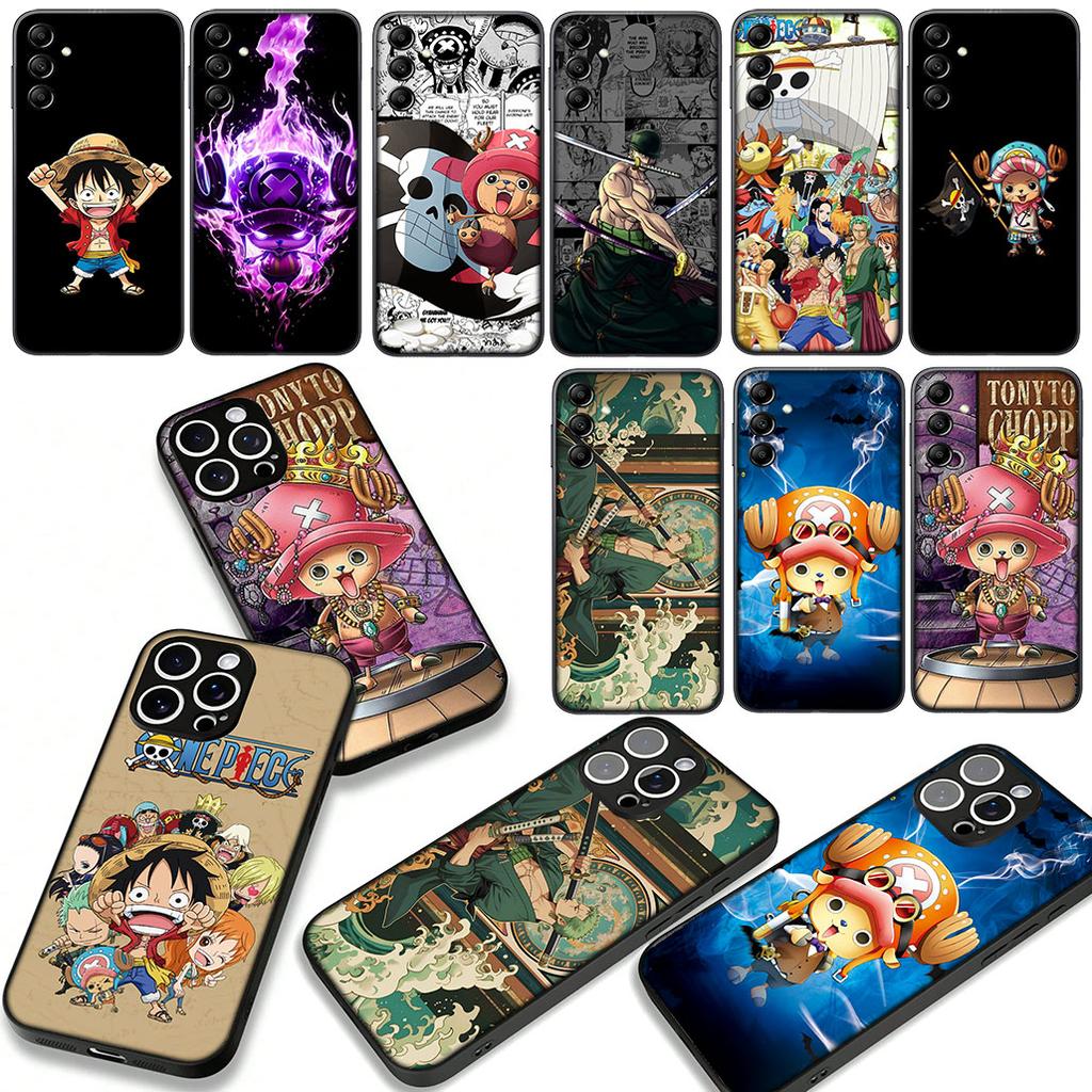 Luffy Zoro ONE Tony Chopper PIECES Cover Phone Case for Apple iPhone 17 16 15 11 Pro XS Max XR 6 7 8 Plus + SE 2020 5 16E