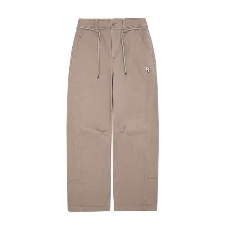 MLB Boston Red Sox FW25 Casual Pants Unisex Dark Beige Yellow 3AWPB1654-43BGD M