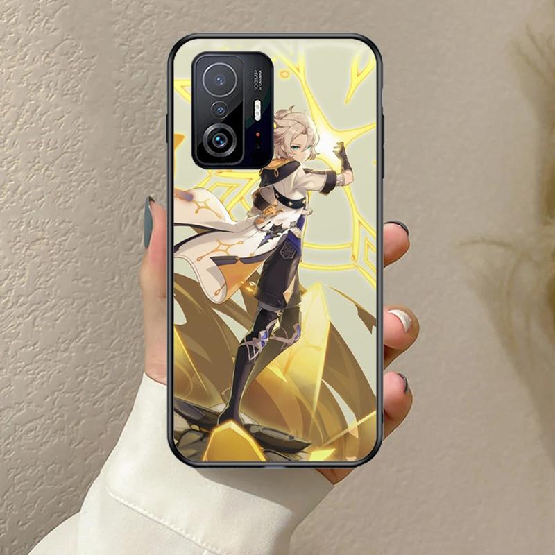 Albedo Genshin Impact Funda For POCO F5 F3 M5s C40 F4 GT X3 X4 X5 Pro Case For Xiaomi 12 13 Lite 11T 12T Pro 12X