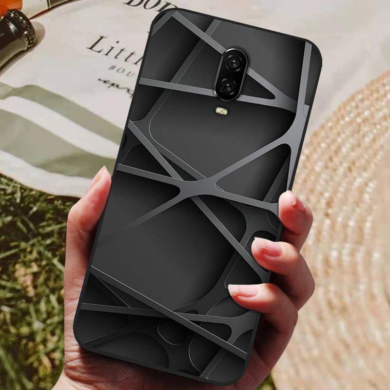 For Oneplus 6 6T Case Silicone Soft TPU Back Cover Phone Case For One Plus Oneplus 6t 6 T Case Black Cover Coque Fundas Capa