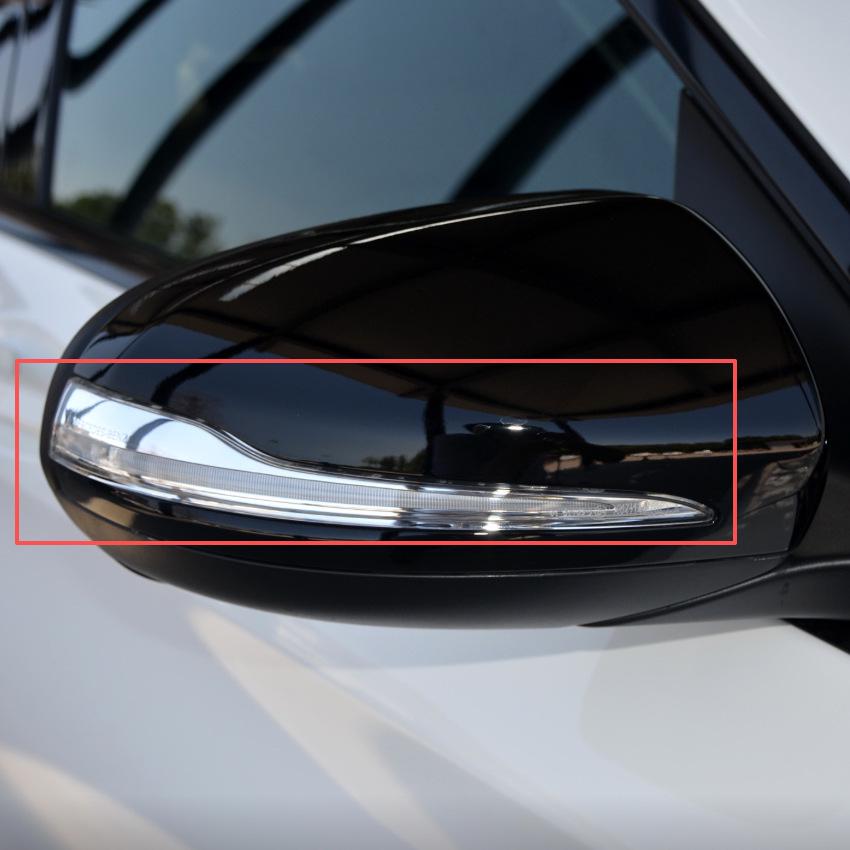 Compatible Rearview Mirror Turn Signal for Mercedes-Benz W205, W213, W222, W253, GLB, and GLA.