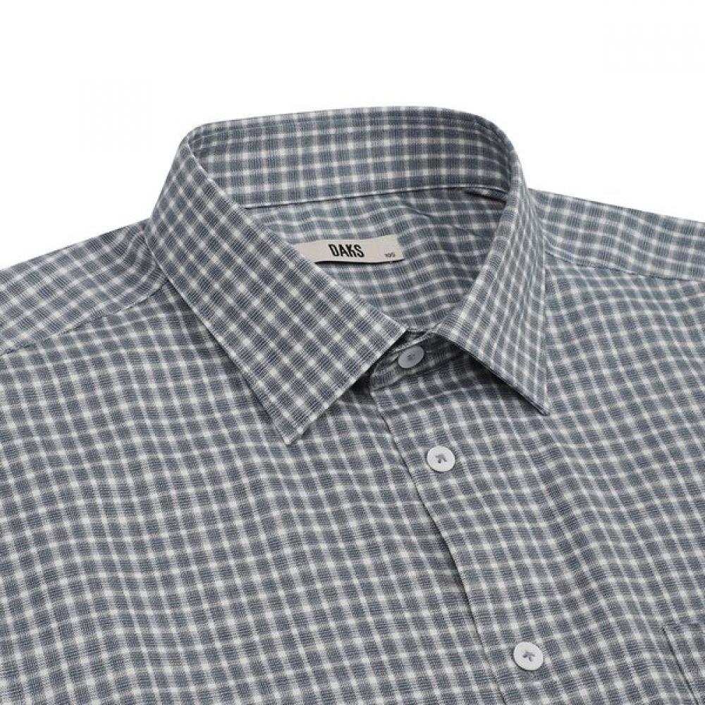 DakS Men S Gingham Check Long Sleeve Shirt dmp1Shcl104e1