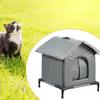 Outdoor Cat House Elevated Warm Protection Shelter Pet Supplies for Winter Barn Community