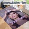 Custom Text Ariana Grande Pattern Floor Rug Soft Indoor Carpet Mat Living Room Bedroom