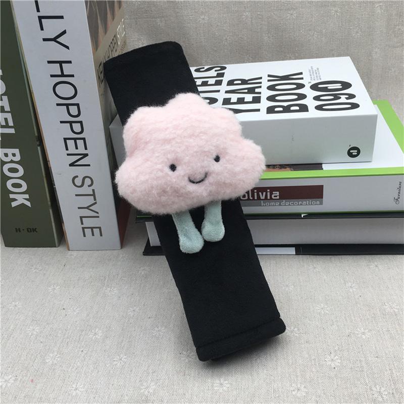 High Quality Car Styling Cartoon Cloud Seat Belt Cover Shoulder Strap Harness Cushion Auto Shoulder Pad Protector Neck Support