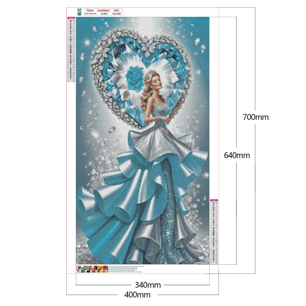 5D DIY Full Round Drill Diamond Painting Character Kit Home Decoration Art Craft