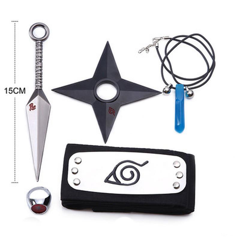 Cosplay Props Cartoon 5-piece Set Naruto Cartoon Peripheral Accessories Full Set