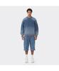 Keoseuuteommellou Blue Washed Two Tone Sweatshirt Cwtas26117Bux